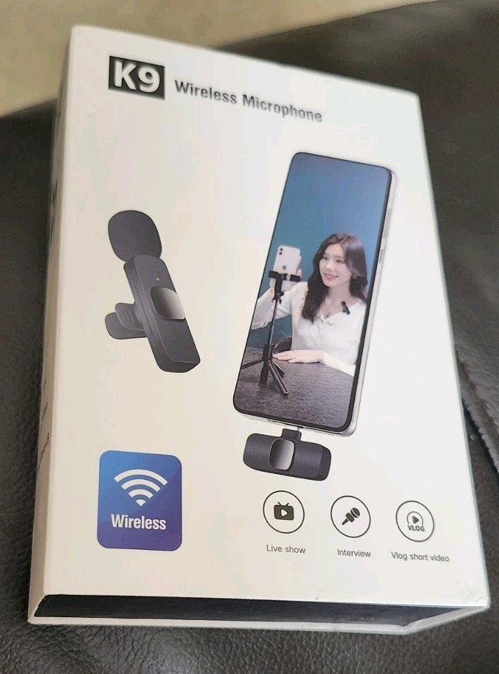 Black Precise Radio Wireless Microphone For iPhone, One Size, Reaches 20 Meters