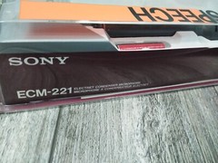 NOS Sony ECM-221 Electret Condensor Microphone ( OXYGEN FREE COPPER) SEALED