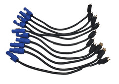 LOT of 10x – NAC3FCA PowerCon 14AWG Cable 14″-16″ long Replacement for Neutrik
