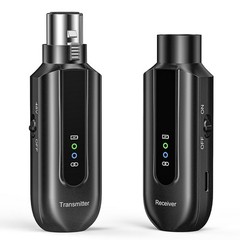 POGOLAB 2.4Ghz Wireless XLR Microphone Adapter Mic System for Audio Mixer 150ft