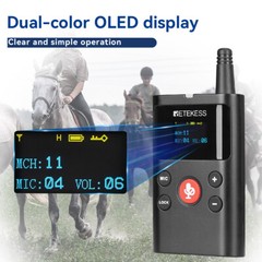 Retekess TT126 Two-Way Tour Guide System Mic Transmitter 5 Receivers Training