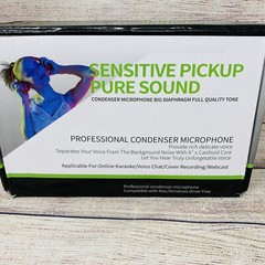 Lot of 2! Sensitive Pickup Pure Sound Professional Condenser Microphone – New!
