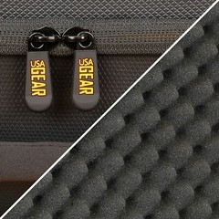 USA GEAR Hard Shell Mixer Case Compatible with Pyle Mixer, Microphones, and More