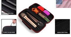Rugged EVA Double Mic Case – Lightweight with Convenient Handle and Zippers