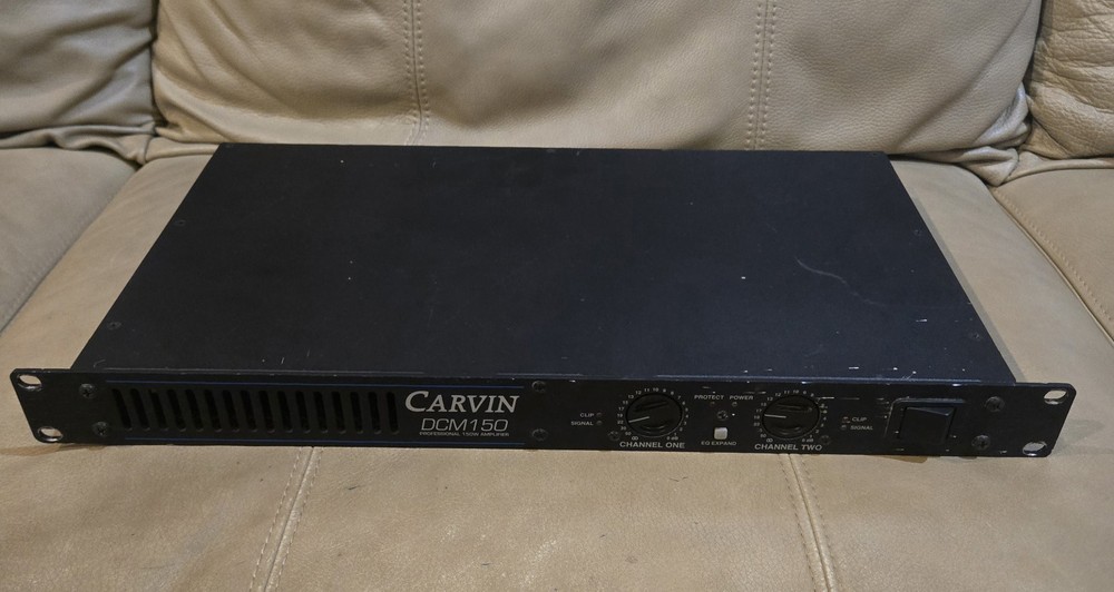 CARVIN DCM 150 DCM150 Power Amp, Selling As Is for parts