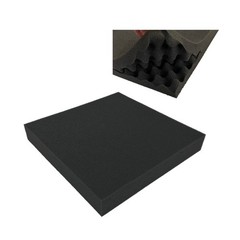 8 Egg Crate Black Premium Acoustic Foam Tile Padding Sound Proof 12″x12″x1.5″