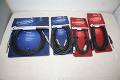 Livewire Advantage & Essential Instrument Cables 20 ft. 1/4″ TS Male / Male Lot