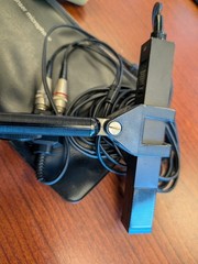 Vintage Sony ECM-939T Electret Condenser Microphone In Case