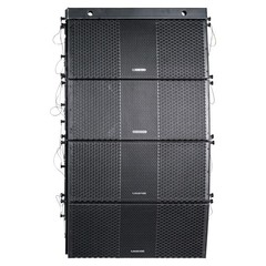 Sound Town ZETHUS 4x Dual 10″ Powered Line Array Speaker Set & Frame ZS-210BPWX4