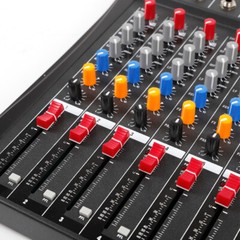 Pro 2/8 Channel Bluetooth Live Sound Card Studio Audio Mixer Mixing Console USB