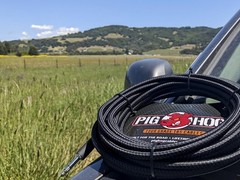 Pig Hog 6ft Balanced TRS Instrument Cable Quarter Inch to Quarter Inch 8mm Black
