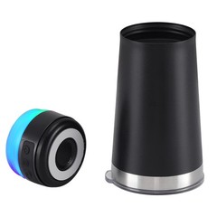 16OZ Coffee Cup w/ RGB LED BT Portable Wireless Bluetooth Speaker FM/USB/TF Card