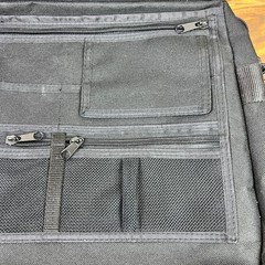 Vtg Road Runner Black Messenger Computer Tote Bag Musician Gig Bag