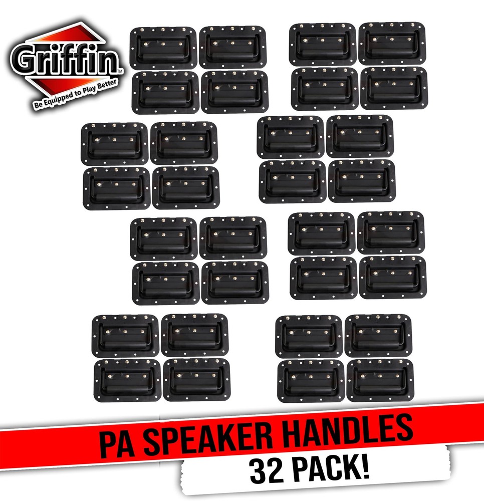 Metal Flip Speaker Cabinet Handles | DJ Rack Road Flight Trunk Chest Carry Case