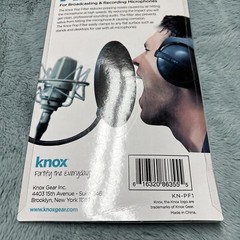 Knox Gear Pop Filter Broadcasting Recording Microphones