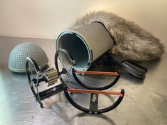Rycote Stereo/Mono Wind Screen Kit/Large Diameter /Two Mounts/Windjammer/Mint++