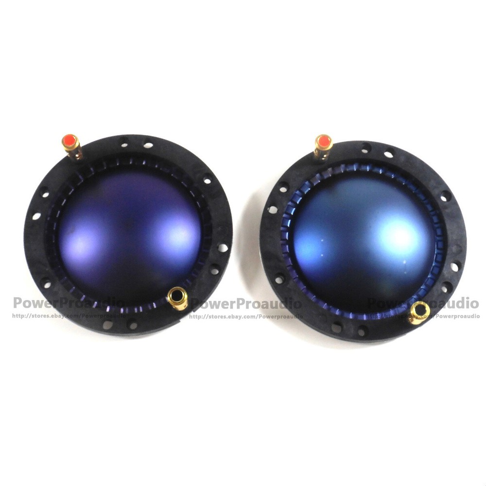 2pcs Diaphragm For Turbosound RD214 Driver TCS152/96 Blue Titanium