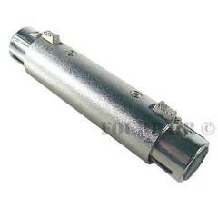 3-Pin XLR Female to Female Coupler Gender Changer Cable Microphone Mic Adapter