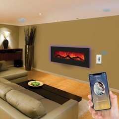 Herdio 4 Inch Bluetooth Ceiling Speakers 160W Flush Mount In Wall Amplifier