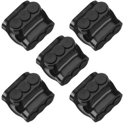Copkim 5 Pack 3 Port Insulated Wire Connectors Black Multi 4-14AWG,