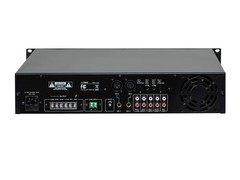Commercial Audio 240W 5ch 70V/100V Mixer Amp with Microphone Priority 18805 Blac