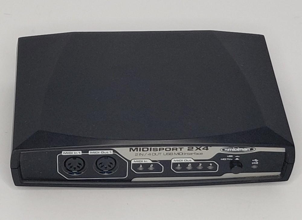 M-Audio Midisport 2×4 USB MIDI Interface 2 In 4 Out w/ USB Cable Tested