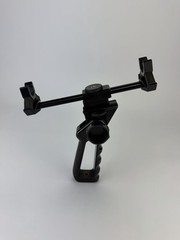 Shock Mounted Universal Shotgun Microphone Mic Holder Pistol Grip 3/4 inch mics
