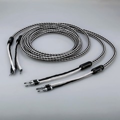 8N OCC Copper 8AG HiFi Audio Speaker Wire Cable with Banana Y U Spade Plug
