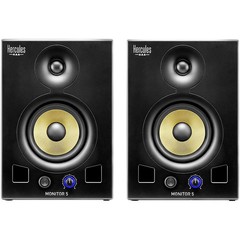 Hercules DJ MONITOR 5 Speakers Black 35.85 lb 23.4 in HighDensity MDF 80 Watts