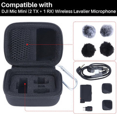 Storage Case Compatible with DJI Mic Mini Wireless Lavalier Microphone