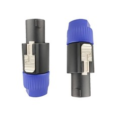 4 Pole Speakon Connectors Audio Speaker Plug Twist Lock 4 Pole Speaker Plug 1/4x
