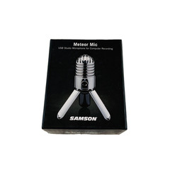 Samson Meteor Mic USB Studio Condenser Professional Microphone Chrome Silver