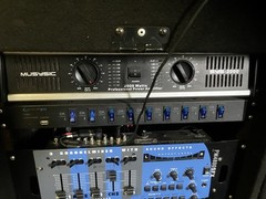 MUSYSIC SYS-2000W Professional Power DJ Amplifier 2U