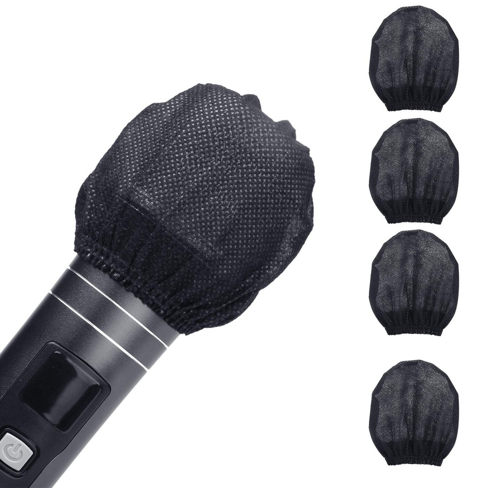 Microphone Cover 200pcs (100 pairs) Microphone Covers Disposable Individually…