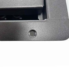 PROCRAFT JUMBO 4 HOLE LID FEED-THRU Floor Box w/ 3) AC 5) XLR Female 1) XLR Male