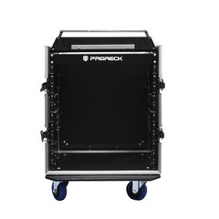 PRORECK 12U SPACE Rack Case With Slant Mixer Top, 20“