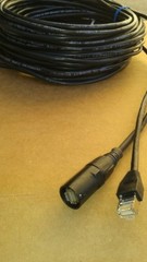 25 ft PRO CAT5E Tactical Shielded w/Neutrik Ethercon RJ45 Digital Audio Cable