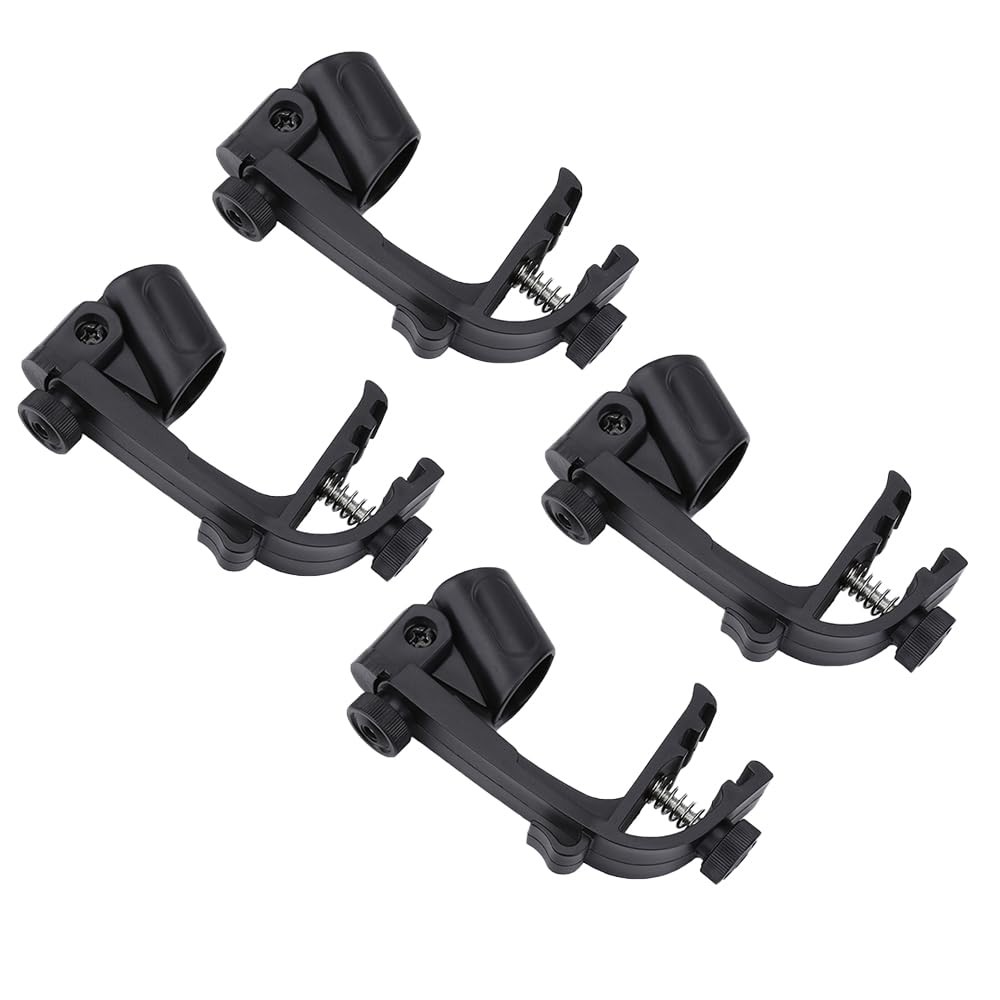 Drum Mic Clip Mount, 4 PCS Adjustable Drum Microphone Mount Clamp Holder, Mus…