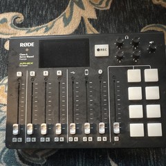 RODECaster Pro Digital Mixer 8-Ch Desktop, 4 XLR, Phantom, Sound Pads