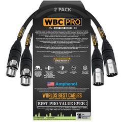 2 Units – 6 Inch – WBC–Quad Ultra-Silent Ultra-Flexible Balanced Star-Quad C…