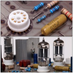 2pcs 9pin Tube Socket Plastic Vacuum Tube Protect Tube Socket White for 12AX7