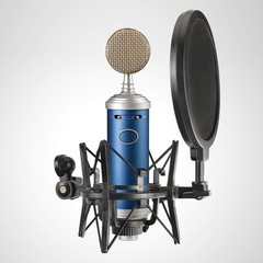 Bluebird Shock Mount with Pop Filter, Windscreen and Shockmount to Reduce Vib…