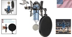 Lightweight Bluebird Shock Mount and Windscreen for Superior Audio Solutions