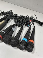 Lot of 10 Assorted Used Microphones – Various Brands & Models