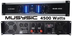MUSYSIC 2 Channel 4500W Professional Power Amplifier SYS-4500