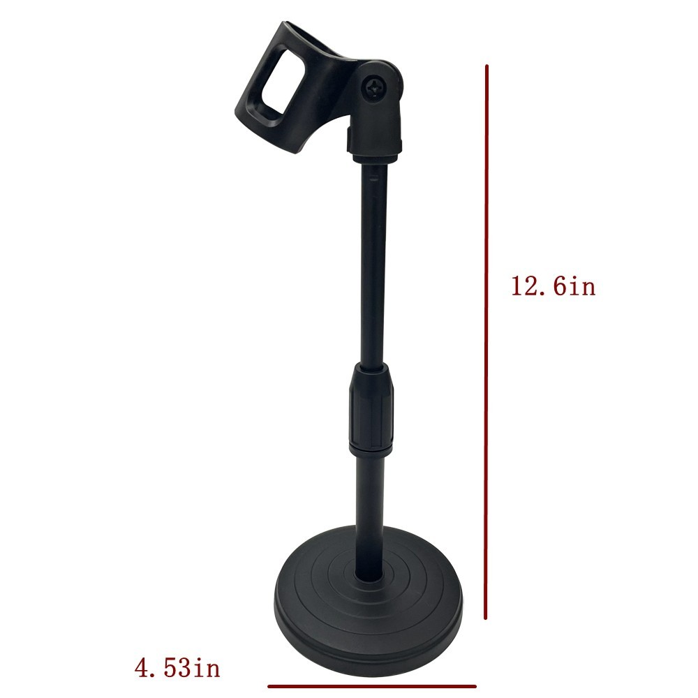 Desktop Microphone Lifting Stand 8.27-12.6″ Mobile Phone Holded Microphone Stand
