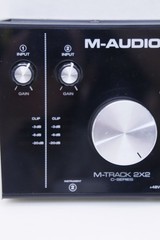 M-Audio M-Track 2×2 C-Series USB Audio Interface 24-bit/192kHz +48V Great Cond.