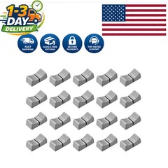 20-Pack Gray Fader Knobs for Console Mixer – Replacement Potentiometer Knobs