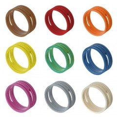 (4 Pack) GENUINE Neutrik XXR Color Coding Ring for XX Series XLR Connectors