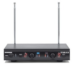 Samson Stage 212 Dual Vocal VHF Frequency Agile Wireless System (2) Q6…